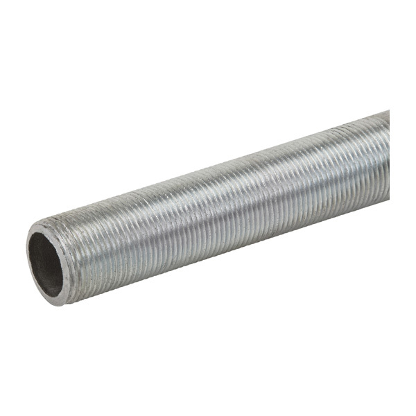 2-1/2     PLTD GAL RUNNING THD Silver/Gray Color  Type "C" Galvanized, Electro Plated Threads and ID  Threaded