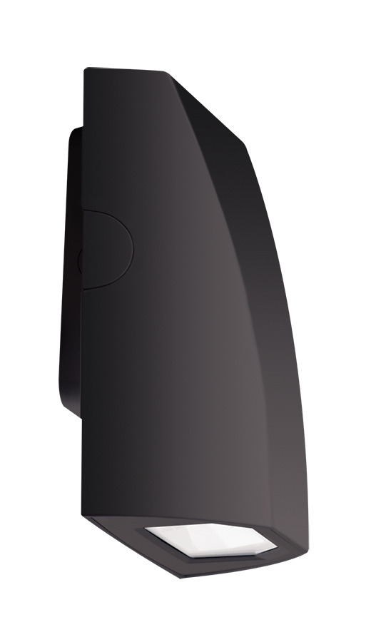 Slim 18W, 4000k, LED 120V photocell Wallmount, Bronze